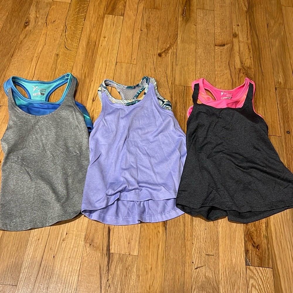 Old Navy active girls xs 5 tanks